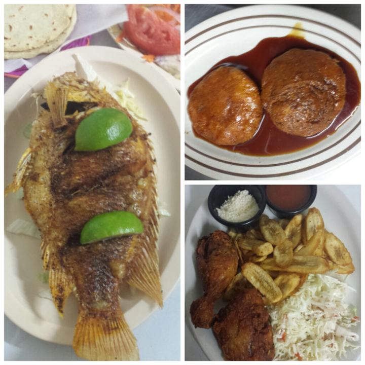 Fried fish plate